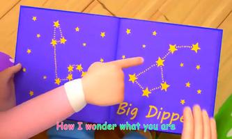 Twinkle Twinkle Little Star Nursery Rhyme الملصق