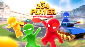 1234 Player Games:Juegos de 4 Poster