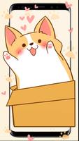 Cute Corgi Dog Live Wallpapers الملصق