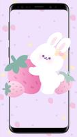 Cute Rabbit Affiche