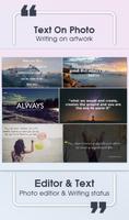 Quotes Maker - Text on photo poster