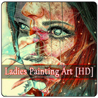 Ladies Painting Art [HD] icône