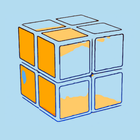 2x2 Rubiks algorithms: Ortega icône