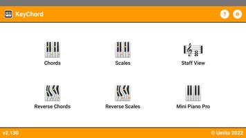 KeyChord - Piano Chords/Scales پوسٹر