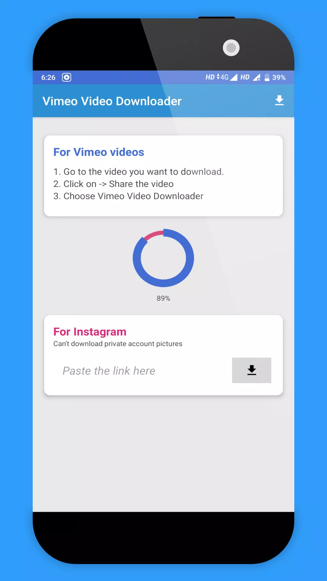 Download vimeo video to phone instagram how to download pdf in canva