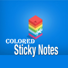 NotePad-Colored Stick&Widget icône