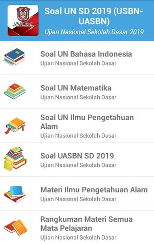 Download Soal Un Sd 2019 Unbk Usbn 1 8 Android Apk