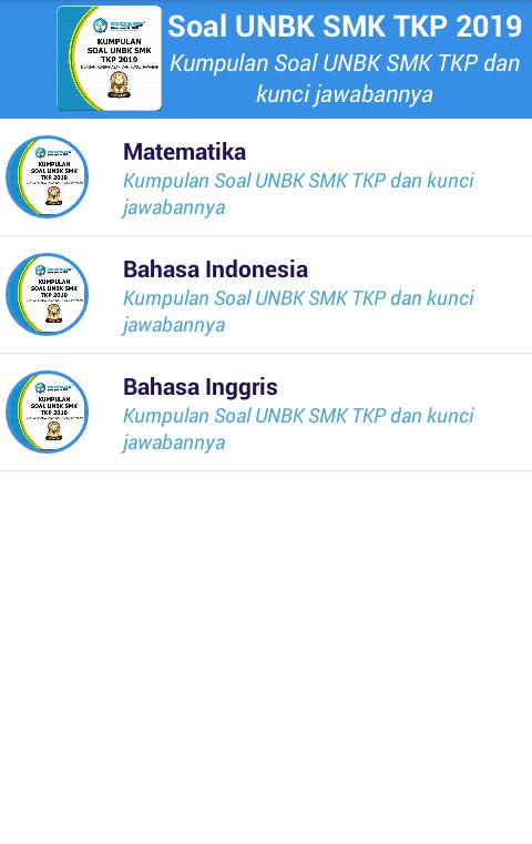 Soal Unbk Smk 2019 Dan Pembahasan For Android Apk Download