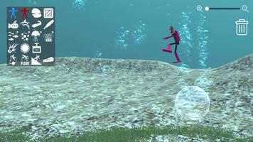 Underwater Ragdoll People Playground 3D capture d'écran 1