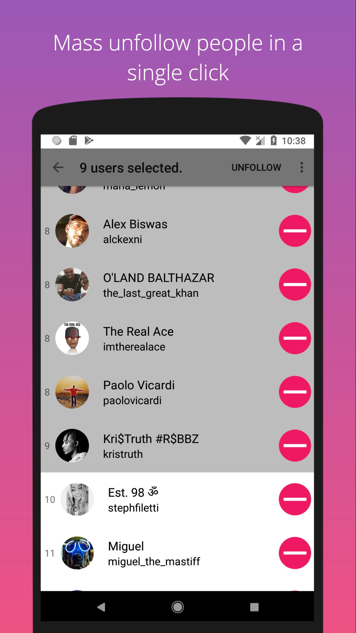 Unfollowers Non Followers And Fans Follow Guard For Android Apk Download - unfollowers non followers and fans how to unfollow everyone on roblox at once Unfollowers Non Followers And Fans Follow Guard For Android Apk Download - how to unfollow everyone on roblox at once