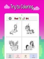 Unicorn color by number: Pixel art coloring 2019 capture d'écran 2