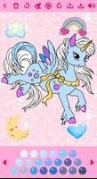 獨角獸圖畫書 Unicorn Coloring 截圖 1
