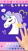 獨角獸圖畫書 Unicorn Coloring 海報