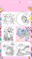 獨角獸圖畫書 Unicorn Coloring 截圖 2