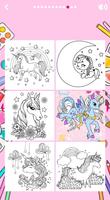 Livre de coloriage de licorne capture d'écran 2