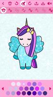 獨角獸圖畫書 Unicorn Coloring 截圖 3