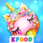Unicorn Donuts: Cooking Games for Girls icône