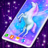 Cute Unicorn Live Wallpaper 아이콘 Cute Unicorn Live Wallpaper 아이콘