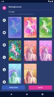 Unicorn Fantasy Live Wallpaper Cartaz