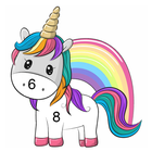 Unicorn & Little Pony - Color by Number icon