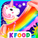 Unicorn Chef Edible Slime Game أيقونة