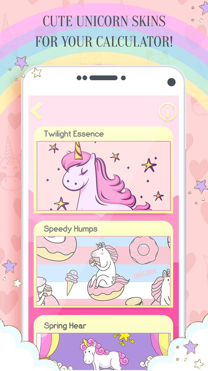 Unicorn Pony Calculator For Android Apk Download - template roblox girl unicornio