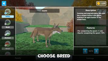 Wolf Family Simulator تصوير الشاشة 1