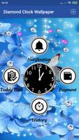 Diamond clock wallpaper ảnh chụp màn hình 1
