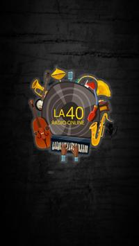 La 40 Radio Online poster