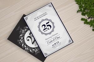 Wedding Anniversary Card Maker Cartaz