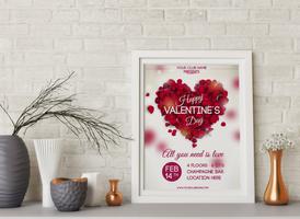 برنامه‌نما Valentines Day Card Maker عکس از صفحه