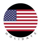 United States Holidays : Washington, D.C. Calendar icône