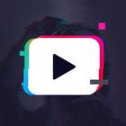 Glitch Video editor-icoon