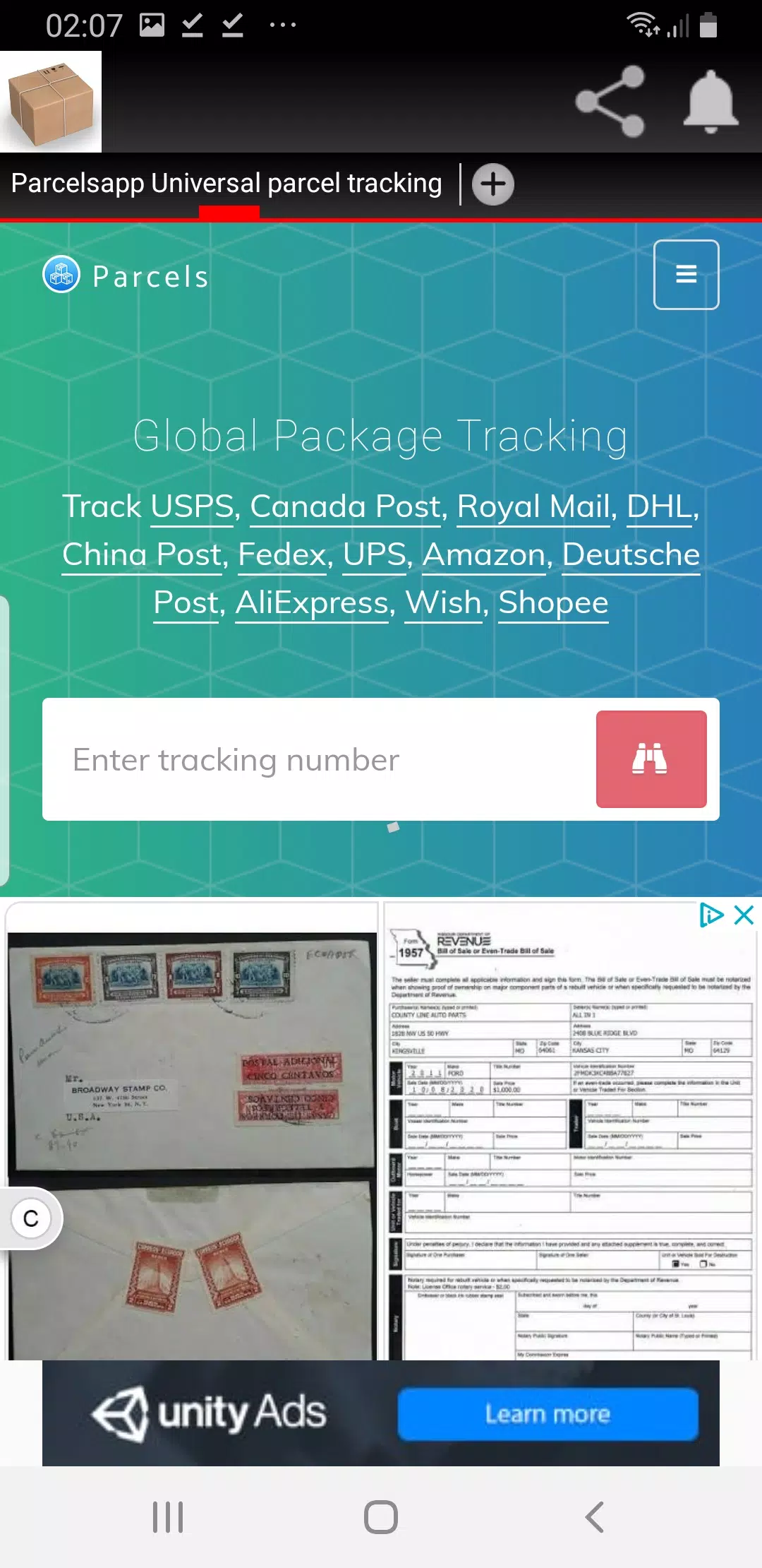 Universal Parcel Tracking APK for Android Download
