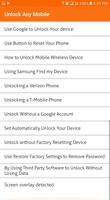 Unlock Any Mobile captura de pantalla 1