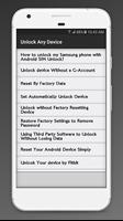 Unlock any Device Guide 2021 الملصق