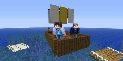Raft Mod for Minecraft ảnh chụp màn hình 1