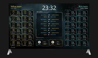 TV-OUT LaserTag Scoreboard poster