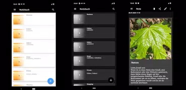 Notizbuch Deutsch App