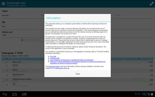 Vehicle customs calculation UA Screenshot 2