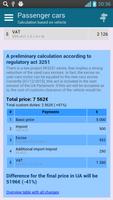 Vehicle customs calculation UA screenshot 3
