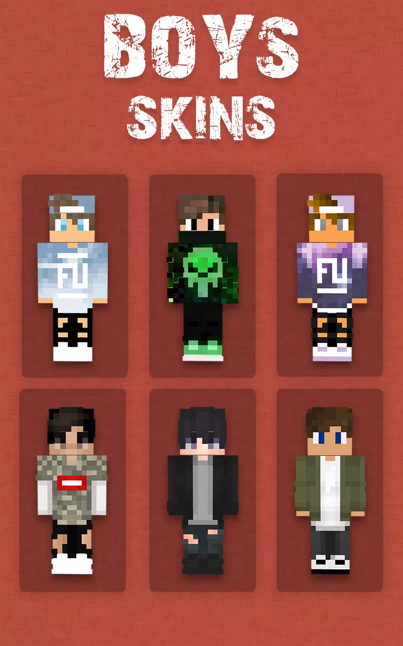 Tải xuống APK Boys Skins cho Android
