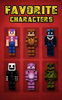 Skins FNAF for MCPE capture d'écran 1