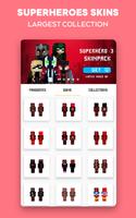 Superheroes Skins Affiche