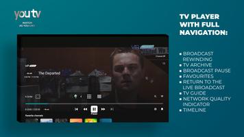 برنامه‌نما youtv – for Android TV عکس از صفحه