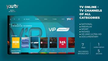برنامه‌نما youtv – for Android TV عکس از صفحه