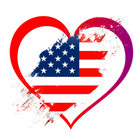 آیکون‌ American Dating. USA Chat & Meet with Locals
