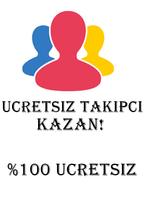 Ücretsiz Takipçi Kazan پوسٹر