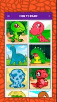 Sevimli dinozorlar, çizim ders Ekran Görüntüsü 3