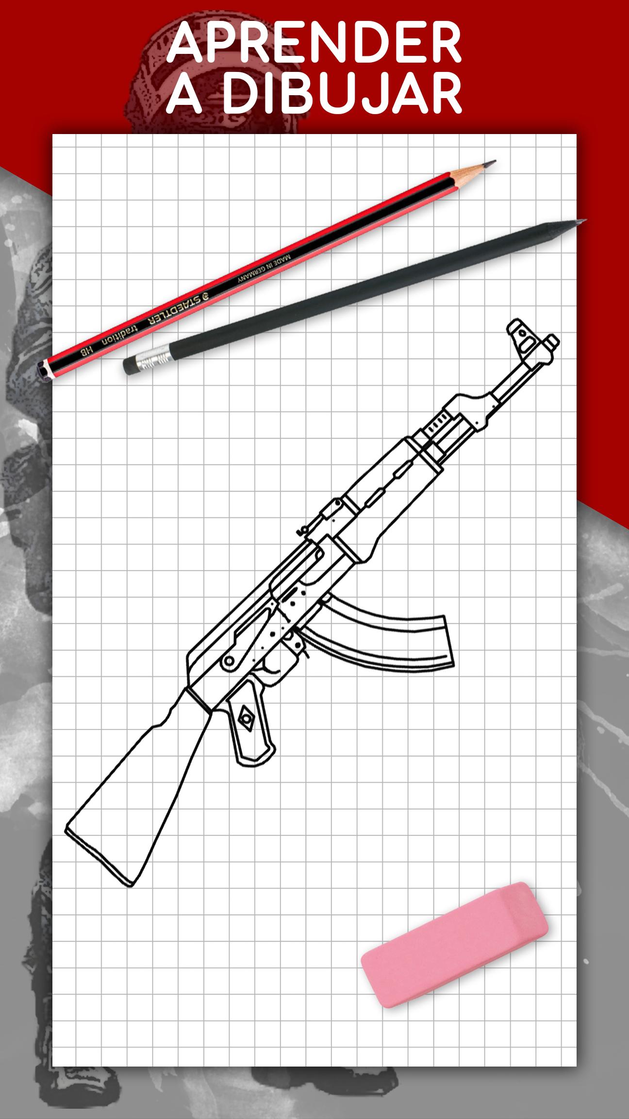 Descarga de APK de Cómo dibujar armas paso a paso para Android Descarga de APK de Cómo dibujar armas paso a paso para Android